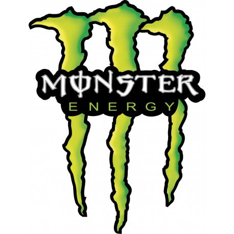 OFFICIAL MONSTER ENERGY M CLAW STICKER